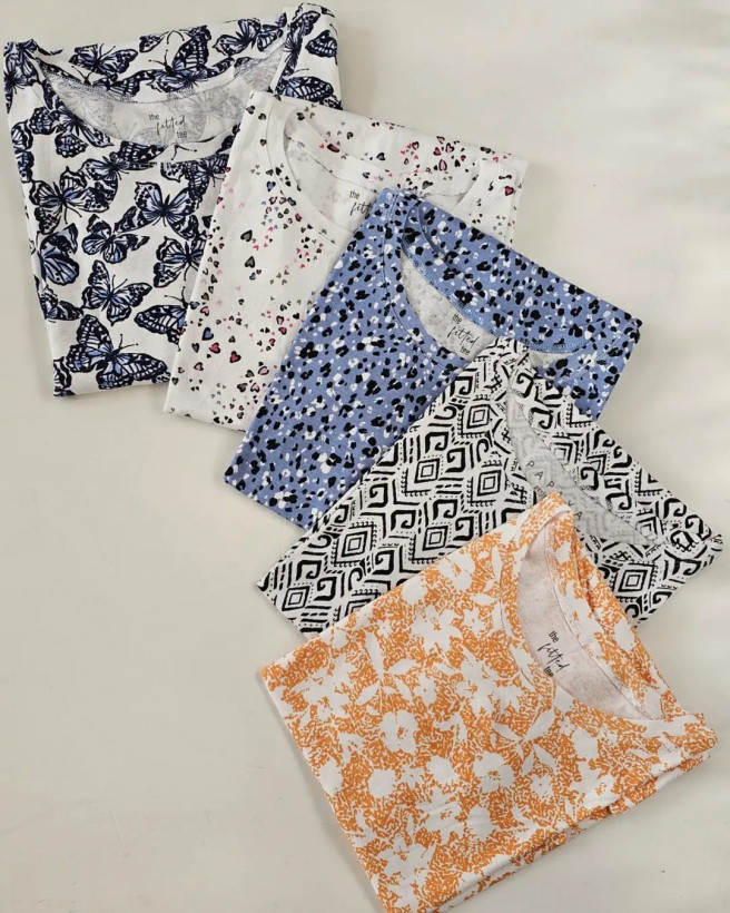 تیشرت زنانه نخ پنبه LITTLE TEE