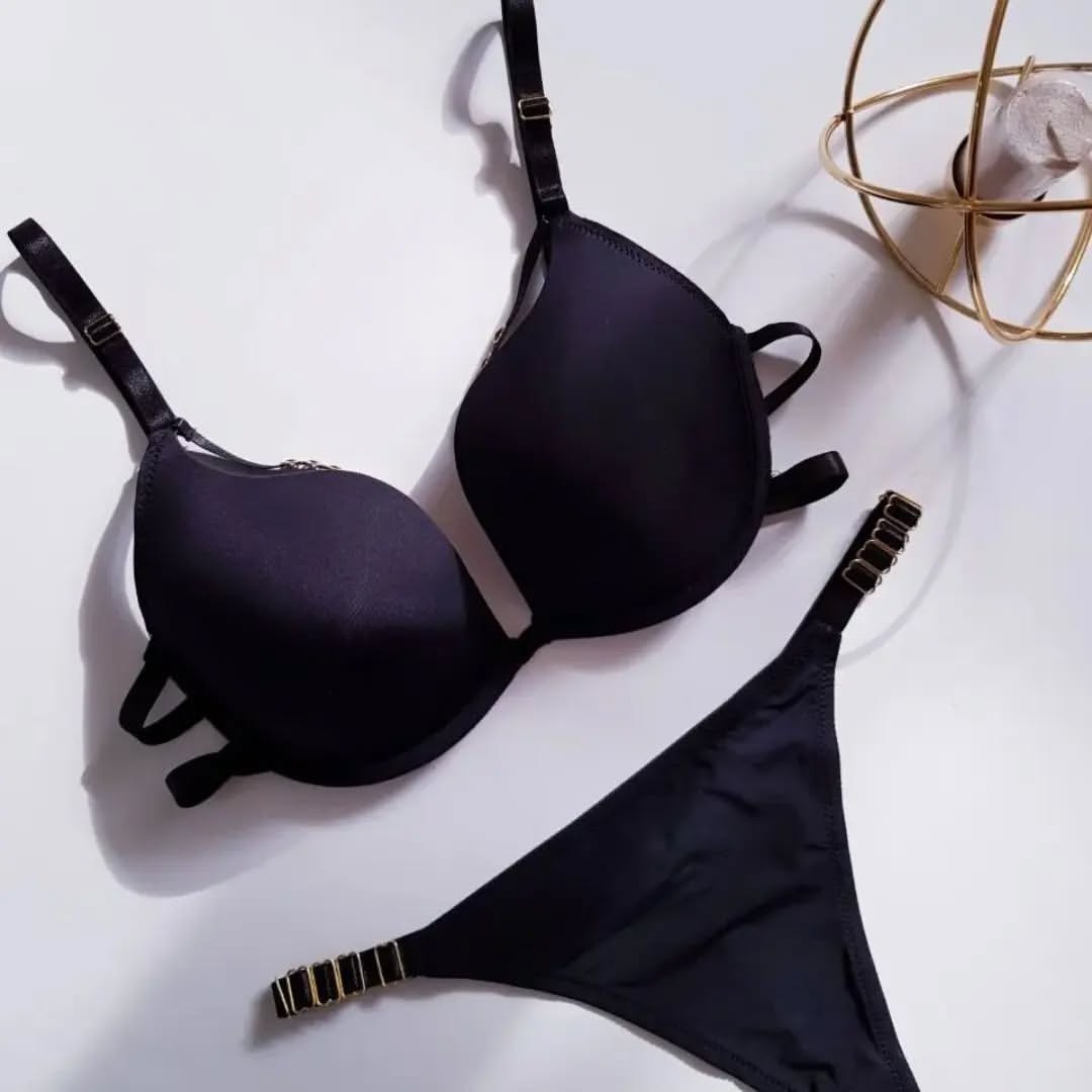 ست سوتین و شورت اسفنجی مدل پلانچ