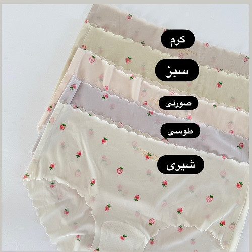 شورت اسلیپ لیزری نازک توت فرنگی زنانه وارداتی